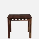 Alvora Wooden Dining Table in Pure Natural Finish with Elegant Design - Image 11