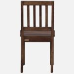 Servixa Solid Wood 6 Seater Dining Table in Natural Grain Finish for Modern Homes - Image 2