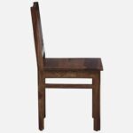 Servixa Solid Wood 6 Seater Dining Table in Natural Grain Finish for Modern Homes - Image 4
