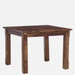 Servixa Solid Wood 6 Seater Dining Table in Natural Grain Finish for Modern Homes - Image 7