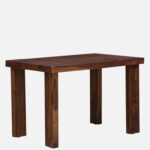 ldoria Sheesham Wood Dining Table in Classic Natural Finish - Image 9
