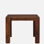 Uovixa Wooden Dining Table with Elegant Natural Finish - Image 5