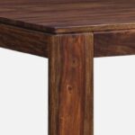 Uovixa Wooden Dining Table with Elegant Natural Finish - Image 9