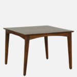Balvona Solid Wood Dining Table in Earthy Natural Tone - Image 5