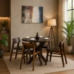 Dumvora Dining Table in Natural Essence Finish