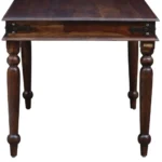 Spacewood Aptima 4 Seater Dining Table in Classic Walnut & White Finish - Image 3