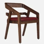 Nain Sheesham Wood Arm Chair In Honey Oak Finish (SET OF 2) - Image 5