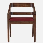 Nain Sheesham Wood Arm Chair In Honey Oak Finish (SET OF 2) - Image 6