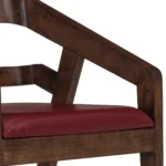 Nain Sheesham Wood Arm Chair In Honey Oak Finish (SET OF 2) - Image 8
