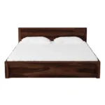 Takvera Sheesham Wood Storage Bed in Warm Natural Tone - Image 4
