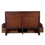 Wuvora Solid Wood Storage Bed in Soft Natural Finish - Image 4