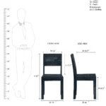 Nain Sheesham Wood Dining Chair In Rustic teak Finish (Set Of 2) - Image 3