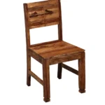Nain Sheesham Wood Dining Chair In Rustic teak Finish (Set Of 2) - Image 5