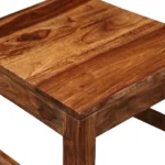 Nain Sheesham Wood Dining Chair In Rustic teak Finish (Set Of 2) - Image 9