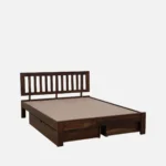 Dryntal Sheesham Wood Storage Bed in Forest Natural Tone - Image 4