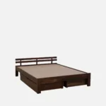 Yaturyx Sheesham Wood Storage Bed in Raw Natural Finish - Image 6