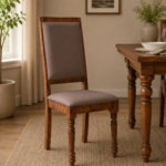 Nain Sheesham Wood Dining Chairs in Honey Oak Finish (Set Of 2)