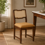 Nain Sheesham Wood Dining Chairs In Provincial Teak Finish (SET OF 2)