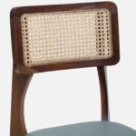 Nain Sheesham Wood Dining Chairs In Scratch Resistant Provincial Teak Finish (SET OF 2) - Image 8