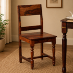 Nain Sheesham Wood Dining Chairs In Honey Oak (SET OF 2))