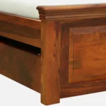 Rerona Contemporary Storage Bed with Upholstered Backrest and Hydraulic Storage - Image 2