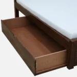 Pion Solid Sheesham Wood King Size Hydraulic Storage Bed in Classic Finish - Image 4