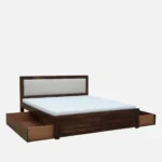 Fspen Contemporary Queen Size Storage Bed with Premium Cushion Headboard - Image 6
