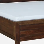Sden Modern Hydraulic Storage Bed with Designer Wooden Texture Finish - Image 4
