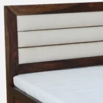Sden Modern Hydraulic Storage Bed with Designer Wooden Texture Finish - Image 9