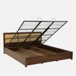 Beltrix Modern Wooden Bed with Spacious Storage Area - Image 3