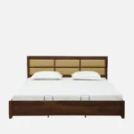 Beltrix Modern Wooden Bed with Spacious Storage Area - Image 4