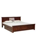 Kstoria Wooden Storage Bed with Elegant Interior Finish - Image 5