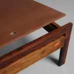 Frvessio Natural Sheesham Finish Wooden Bed for Modern Luxury Interiors - Image 6