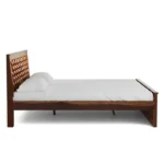 Privanta Premium Natural Wood Bedroom Bed with Elegant Minimal Finish - Image 5