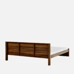 Eiresto Handcrafted Natural Wood Platform Bed for Modern Interior Styling - Image 4
