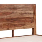 Dalerique Premium Natural Finish Double Bed for Luxury Bedroom Setup - Image 4