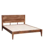 Dalerique Premium Natural Finish Double Bed for Luxury Bedroom Setup - Image 6
