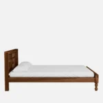 Rlsovia Natural Finish Solid Wood Bed with Sophisticated Modern Look - Image 3