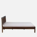 Jenvoria Modern Natural Finish King Size Wooden Bed with Premium Design - Image 4