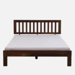 Jenvoria Modern Natural Finish King Size Wooden Bed with Premium Design - Image 6