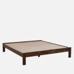 Gasavelle Natural Oak Finish Platform Bed for Contemporary Living Spaces - Image 2