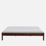 Gasavelle Natural Oak Finish Platform Bed for Contemporary Living Spaces - Image 3