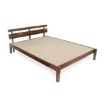 Hruvessa Modern Solid Wood King Bed with Premium Natural Texture - Image 2
