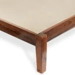 Hruvessa Modern Solid Wood King Bed with Premium Natural Texture - Image 5