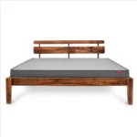 Hruvessa Modern Solid Wood King Bed with Premium Natural Texture - Image 6