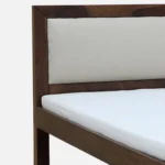 Creviano Elegant Solid Wood Bedroom Bed with Natural Finish - Image 5