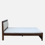 Creviano Elegant Solid Wood Bedroom Bed with Natural Finish - Image 8
