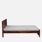 Yrvon Queen Size Bed Without Storage in Smoked Walnut Finish by Elmarq - Image 4