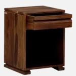 Doodlark Modern Nightstand with Drawer and Open Rack - Image 4