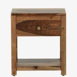 Wexora Premium Wooden Night Stand with Storage Drawer - Image 4